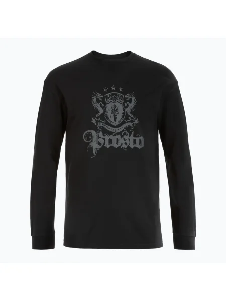 Tricou cu mânecă lungă Prosto. negru