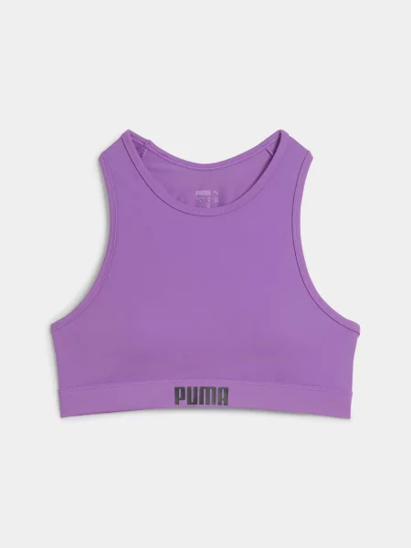 Верхня частина купальника PUMA Swim Racerback Sw комбінований верх фіолетовий