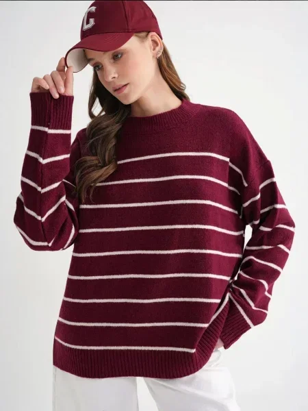 MixRay Pulover Pullover burgund