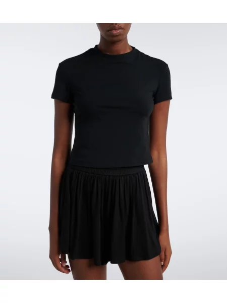 Tricou Norba din jerseu negru