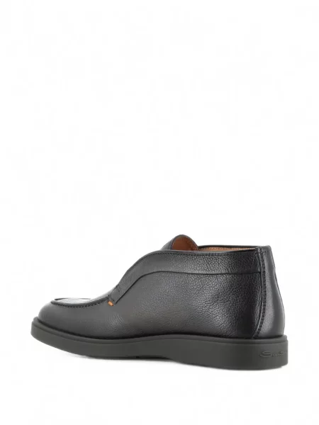 Botine Santoni din piele negru