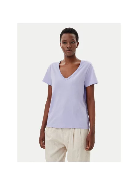 Gap Футболка Regular Fit фіолетовий