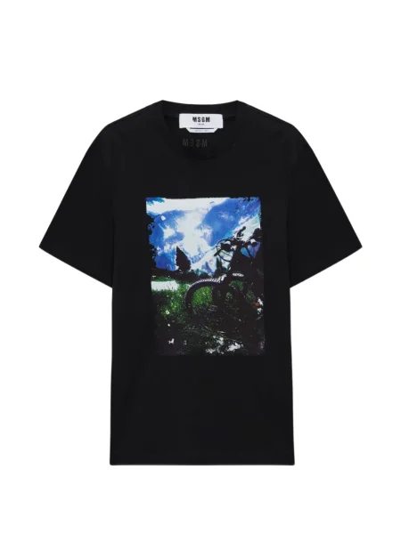 Tričko Msgm s potiskem černé