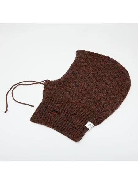 Меланжевая шапка Mm6 серая