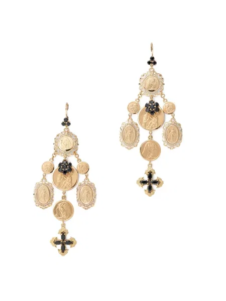 Auskarai Dolce & Gabbana geltona
