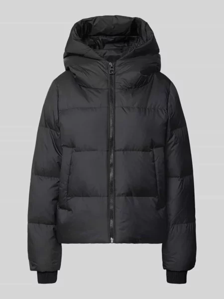 Kurtka puchowa o kroju regular fit z naszywką z logo Marc O'polo czarna
