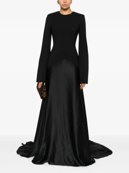 Rochie maxi Solace London de costum negru