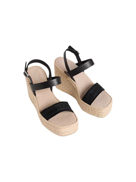 Sandali Calvin Klein s polno peto črna