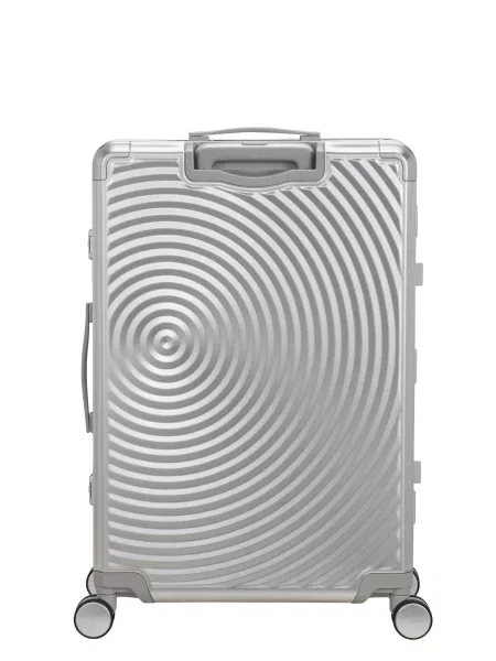 Чемодан American Tourister серебряный