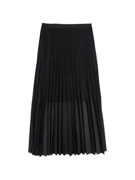 Fusta maxi Less cu talie înaltă negru