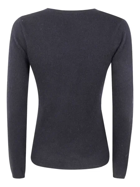 Πουλόβερ Absolut Cashmere κασμίρ με λαιμόκοψη v μαύρο