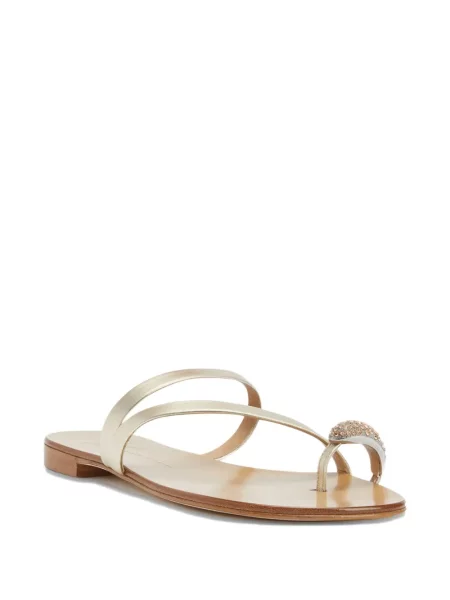 Sandale Giuseppe Zanotti de cristal auriu