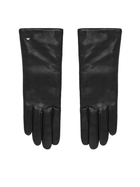 Weekend Max Mara mănuși pentru femei din piele WKASENAPESHORT negru
