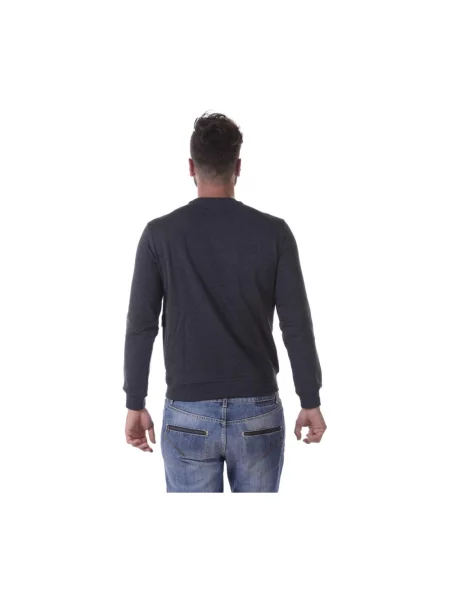 Sweter Armani Jeans z kapturem szary