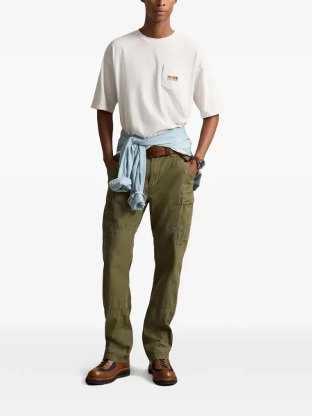 Fleece ρετρό φούτερ Polo Ralph Lauren μαύρο