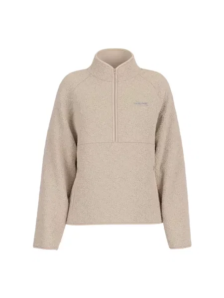 Bluza ze stójką Guess Jeans beżowa