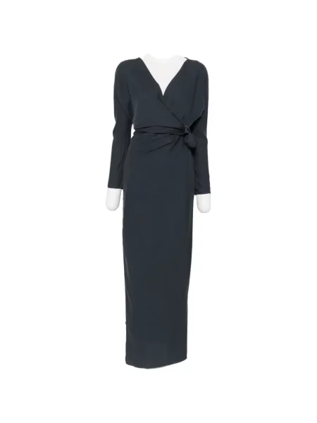 Rochie maxi Cortana plic albastru