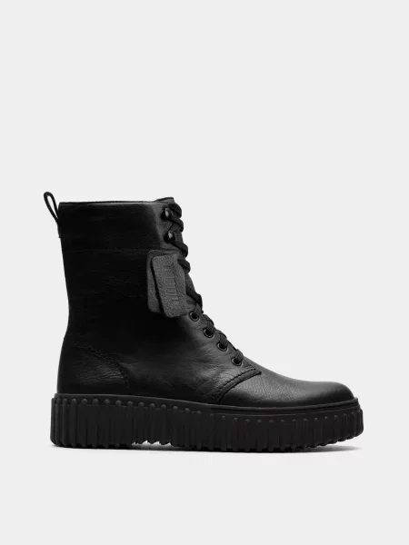 Шкіряні Черевики Clarks чорний