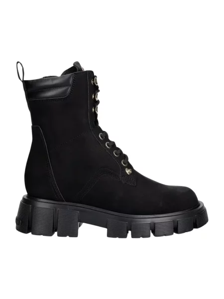 Love Moschino workery nubukowe czarne