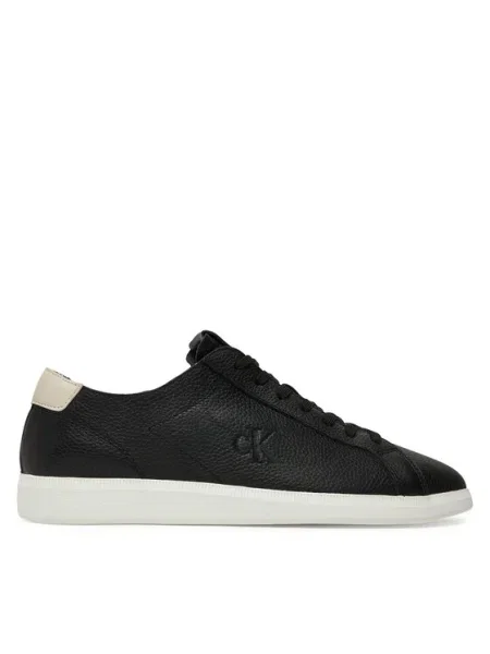 Calvin Klein Jeans sneakers din piele LOW PROFILE CUPSOLE TMB LTH negru