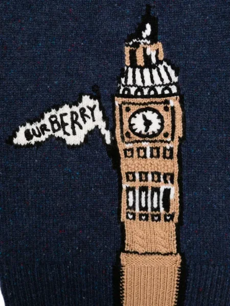 Dětské svetr Burberry modrý