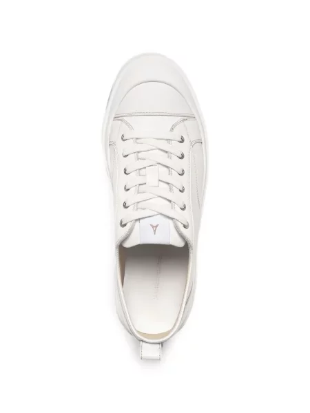 Sneakerși Manière De Voir din piele alb