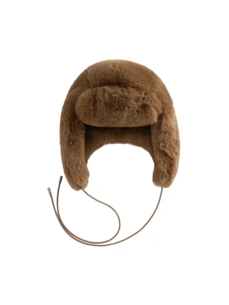 Futro Woolrich brązowe