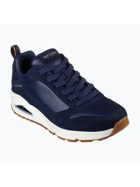 Sneakerși Skechers albastru închis