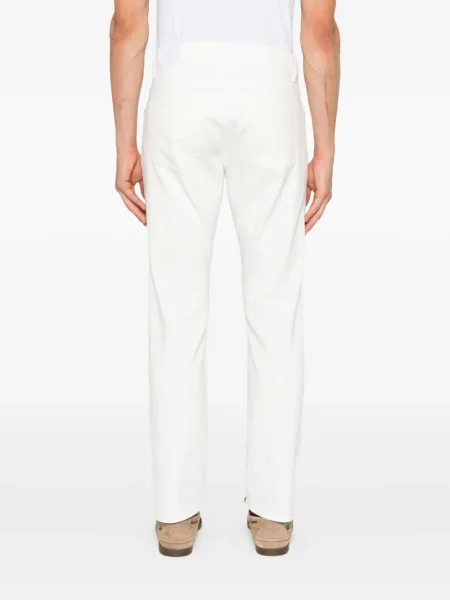 Pantaloni Eleventy cu 5 buzunare alb
