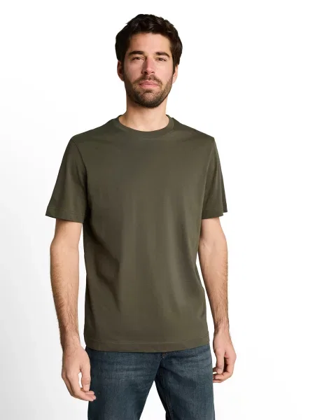 TOM TAILOR Tricou oliv negru