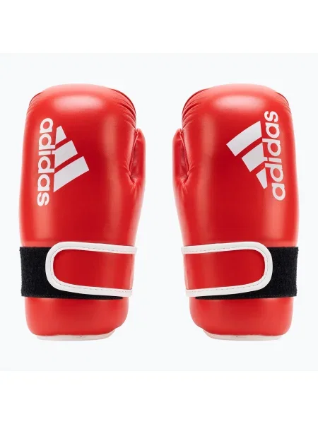 Adidas Point Fight боксови ръкавици червено и бяло