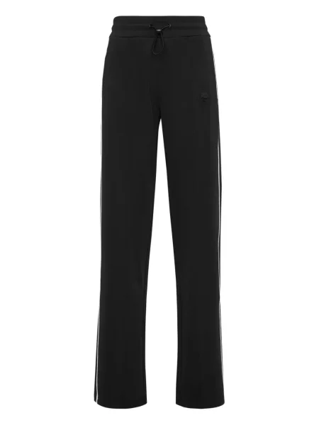 Pantaloni Plein Sport cu imagine negru