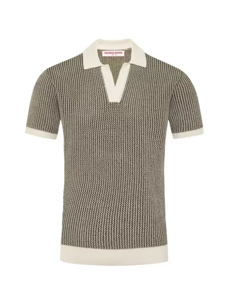 Tricou polo Orlebar Brown verde