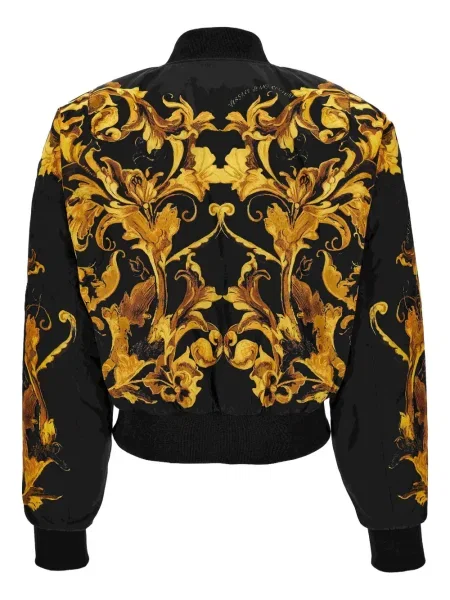 Geacă de blugi Versace Jeans Couture cu imagine negru