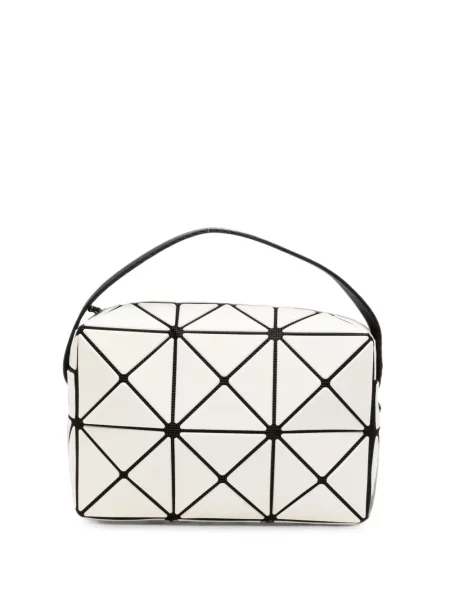 Geantă Bao Bao Issey Miyake cu imprimeu geometric alb