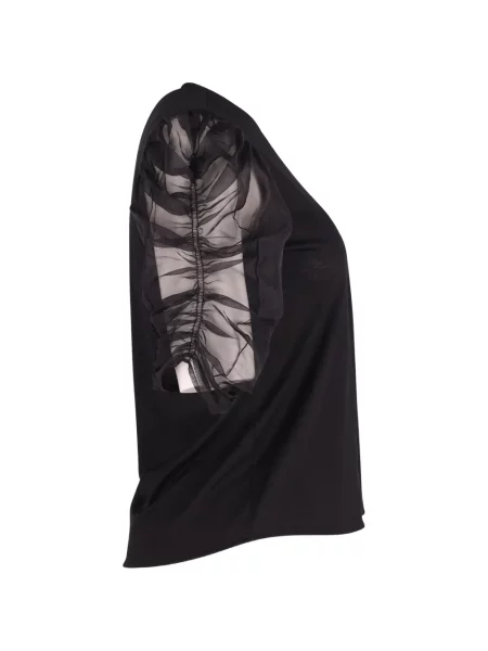 Bluză Sandro transparente negru