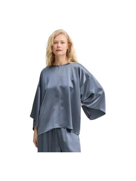 Bluzka By Malene Birger niebieska