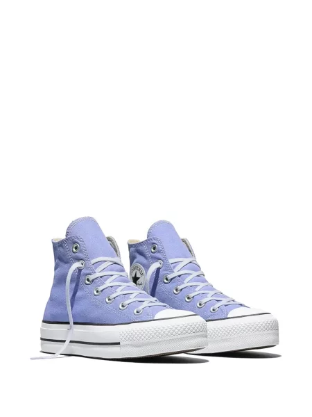 Decupat hanorac cu fermoar Converse clasic cu tepi albastru
