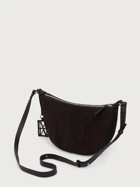 Marc O'Polo torebka crossbody zamszowa brązowa