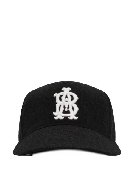 Haftowana czapka z daszkiem Aboutblank czarna