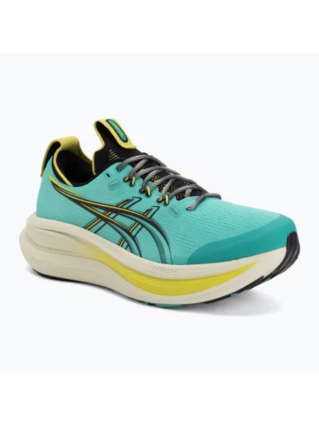 Încălțăminte de alergare pentru bărbați ASICS Gel-Nimbus 28 TR aurora green/black negru