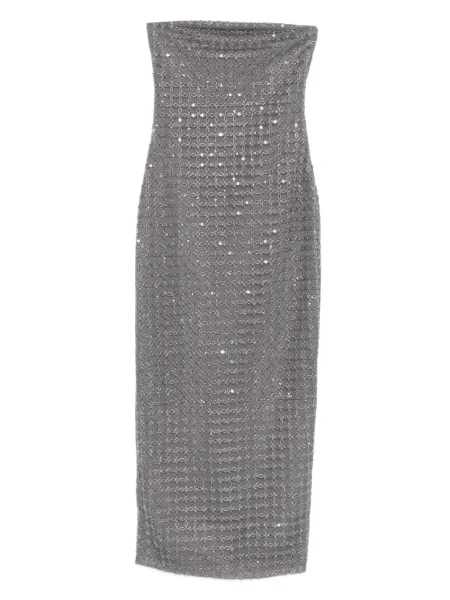 Rochie maxi Rotate Birger Christensen de costum gri