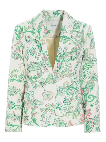 Dea Kudibal Blejzer Zinsadea zelená melírovaná biela