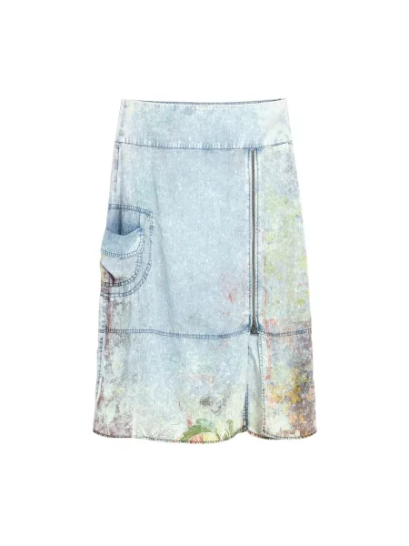 Desigual Fustă denim albastru