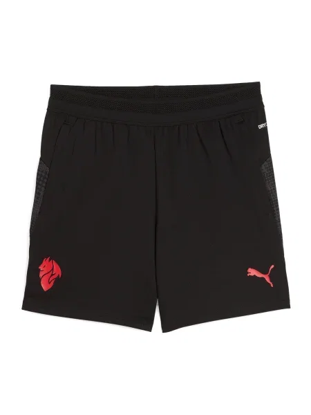 PUMA Pantaloni sport roșu negru