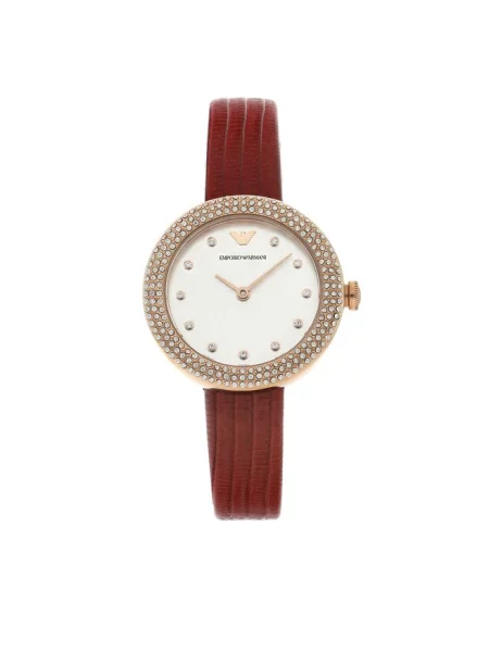 Zegarek Emporio Armani brązowy