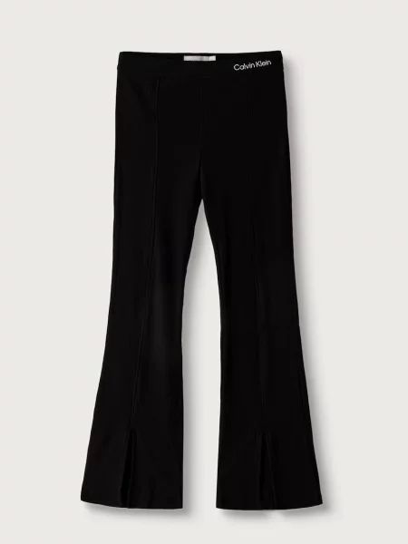 Pantaloni copii Calvin Klein Jeans negru