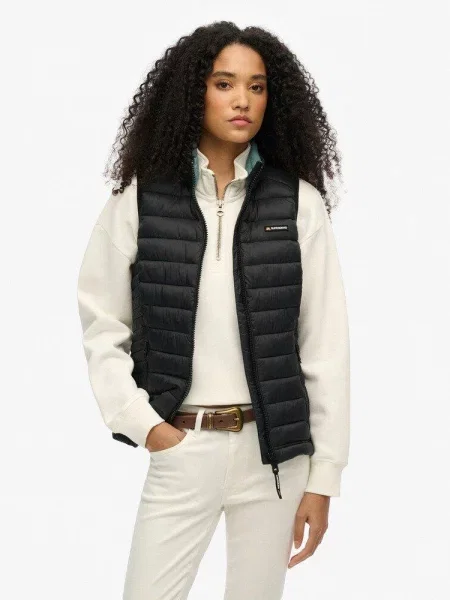 Kurtka bez rękawów Superdry Fuji Lite czarna