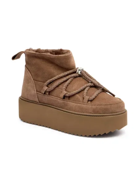 Inuikii Cizme de zăpadă Classic Low Platform maro