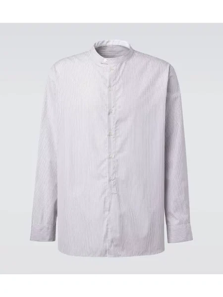 Pruhovaná košile Studio Nicholson šedá